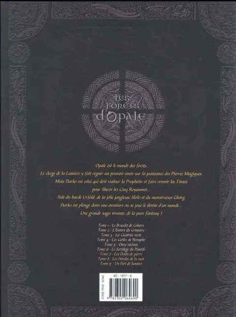 Verso de l'album Les Forêts d'Opale Intégrale Tomes 7 à 9