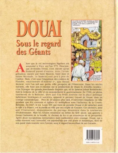 Verso de l'album Histoires des Villes Tome 19 Douai - Sous le regard des Géants
