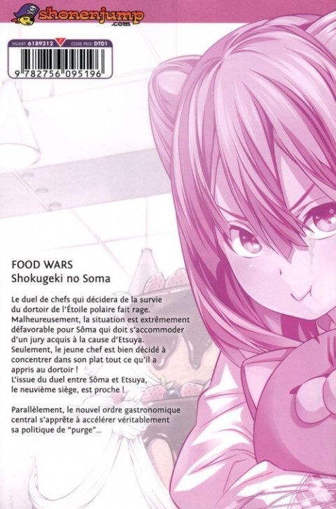 Verso de l'album Food Wars ! 18