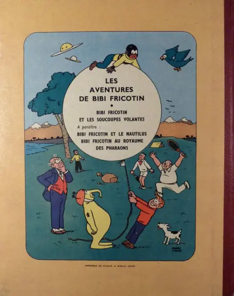 Verso de l'album Bibi Fricotin Tome 2 Bibi Fricotin et les Martiens