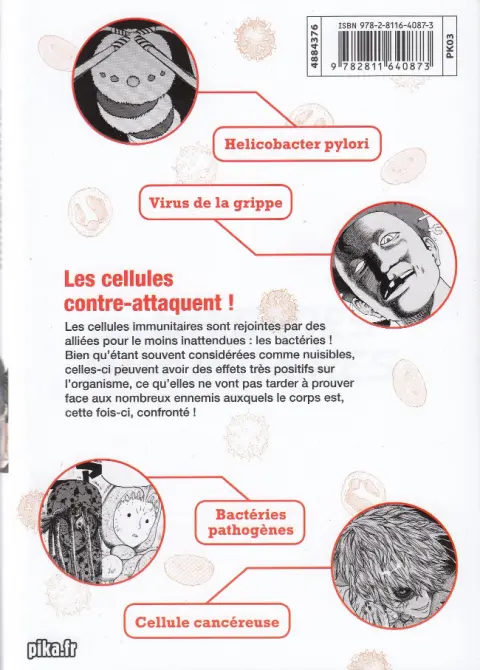 Verso de l'album Les Brigades immunitaires 5