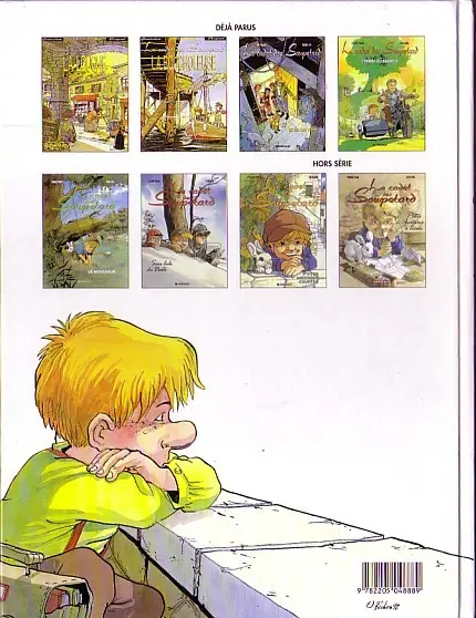 Verso de l'album Le Cadet des Soupetard P'tites histoires à l'école
