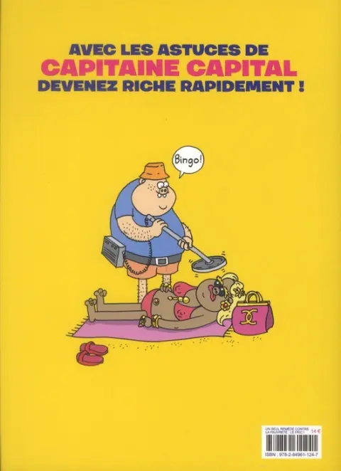 Verso de l'album Capitaine Capital