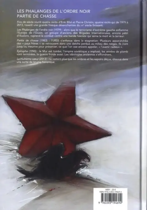 Verso de l'album Fins de siècle