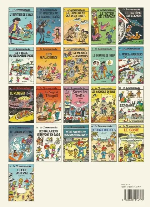 Verso de l'album Le Scrameustache Tome 15 Le stagiaire