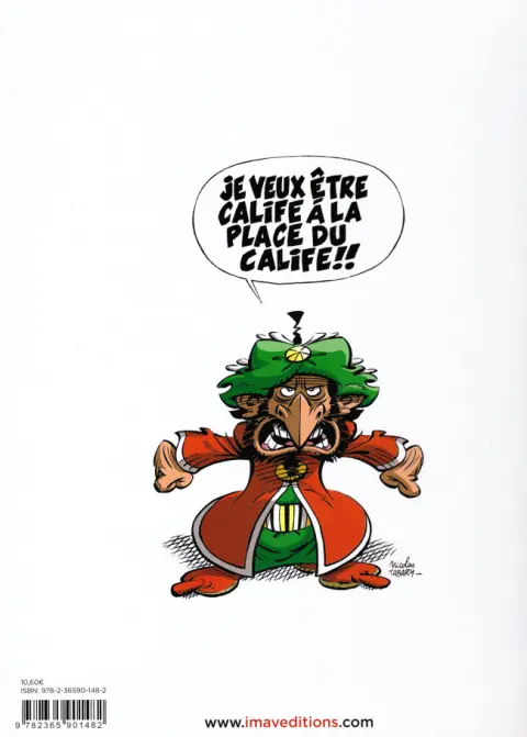 Verso de l'album Iznogoud Tome 23 Les cauchemars d'Iznogoud