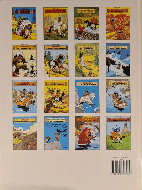 Verso de l'album Yakari Tome 7 Yakari et l'étranger