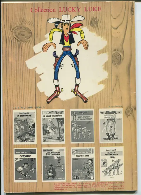 Verso de l'album Lucky Luke Tome 17 Sur la piste des Daltons