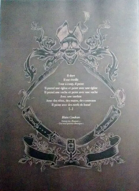 Verso de l'album Marines Pirates
