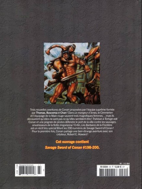 Verso de l'album The Savage Sword of Conan - La Collection Tome 64 Le mangeur d'Âmes