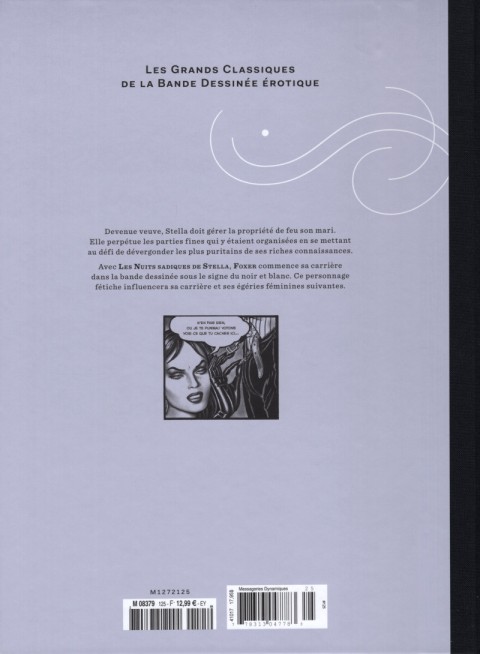 Verso de l'album Les Grands Classiques de la Bande Dessinée Érotique - La Collection Tome 125 Stella - Tome 2