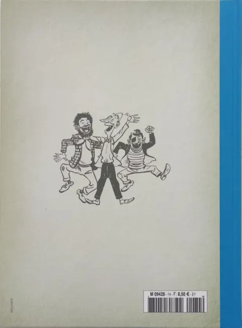 Verso de l'album Les Pieds Nickelés - La collection Tome 74 Les Pieds Nickelés filoutent
