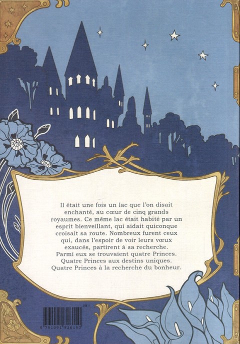 Verso de l'album Contes du lac et des quatre princes