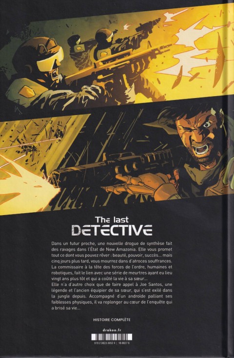 Verso de l'album The last Detective