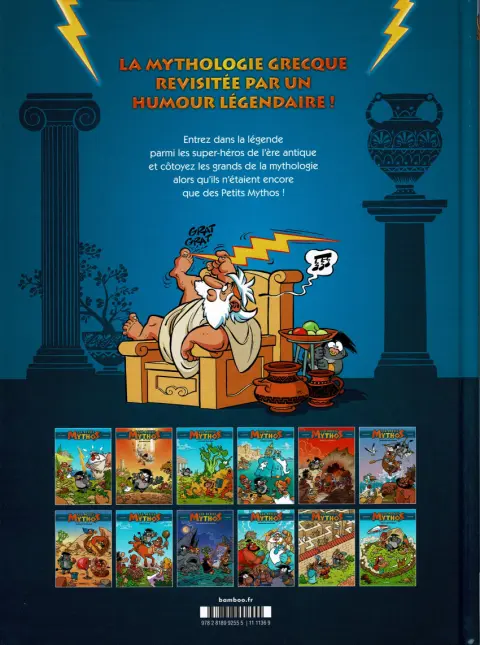 Verso de l'album Les Petits Mythos Tome 6 Les dessous de l'odyssée