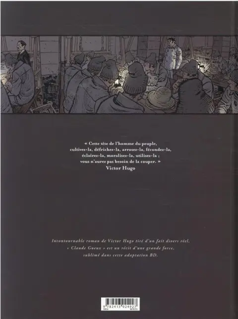 Verso de l'album Claude Gueux