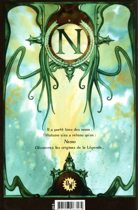 Verso de l'album Alias Nemo 1 Prince Dakkar