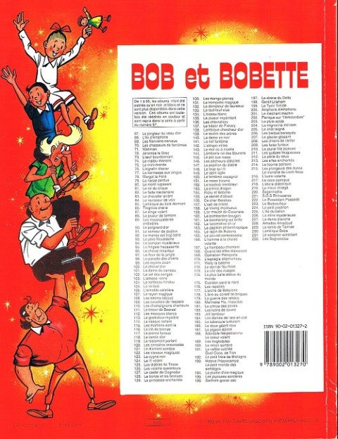 Verso de l'album Bob et Bobette Tome 173 La cité des nuages