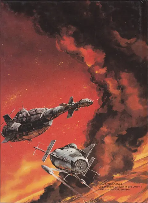 Verso de l'album Stewart Cowley Les guerriers de l'espace