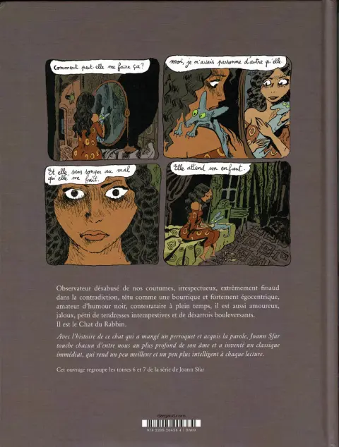 Verso de l'album Le Chat du Rabbin Tomes 6 & 7