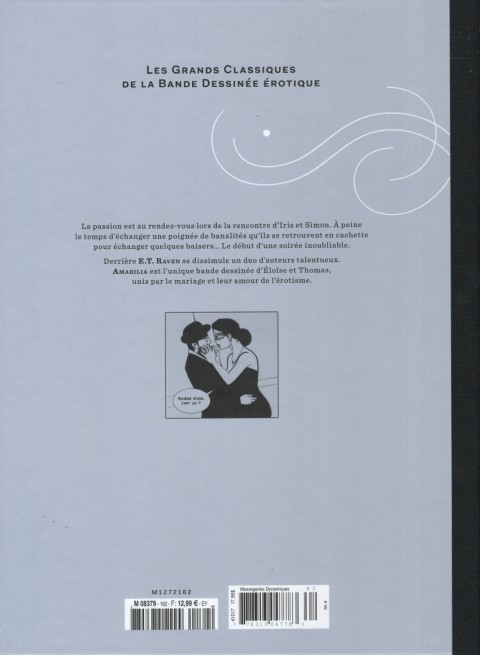 Verso de l'album Les Grands Classiques de la Bande Dessinée Érotique - La Collection Tome 162 Amabilia - Tome 1