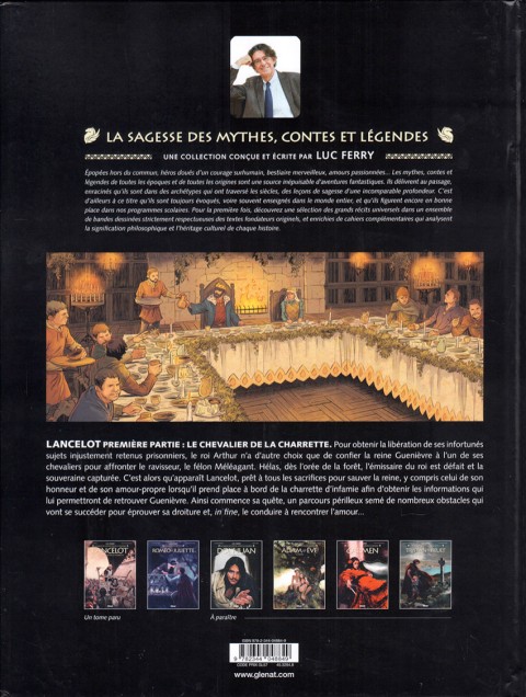 Verso de l'album Lancelot 1/4 Le Chevalier de la charrette