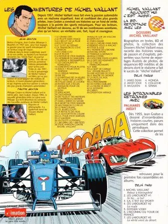 Verso de l'album Michel Vaillant Tome 61 La Fièvre de Bercy