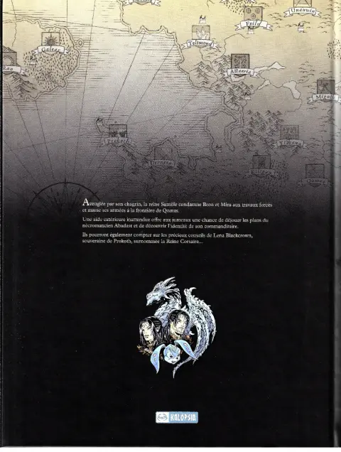 Verso de l'album Seeds of Wars 2 La Reine Corsaire