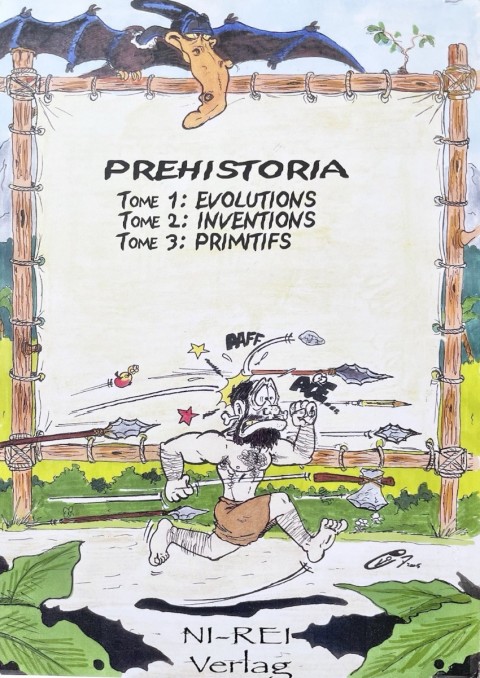 Verso de l'album Prehistoria Tome 3 Primitifs