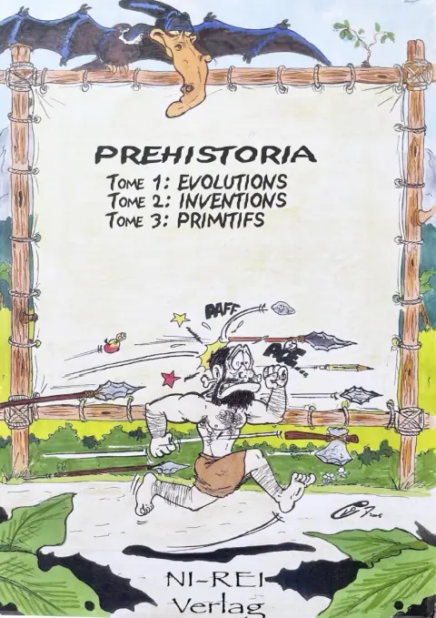 Verso de l'album Prehistoria Tome 3 Primitifs
