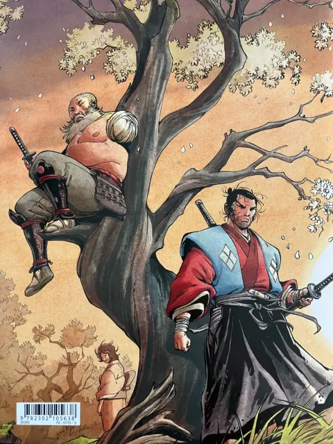 Verso de l'album Samurai Intégrale Quatrième cycle
