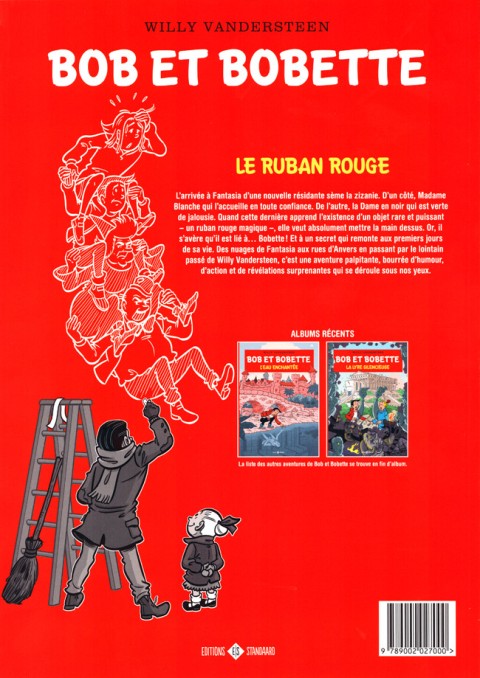 Verso de l'album Bob et Bobette Tome 384 Le ruban rouge