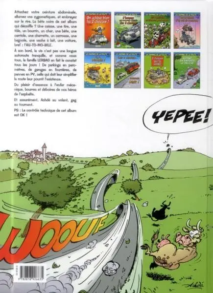 Verso de l'album Les damnés de la route Tome 8 Autant en emporte la deuche