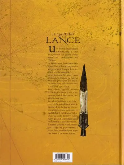 Verso de l'album Le Gardien de la Lance Tome 5 Les Héritiers