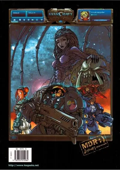 Verso de l'album Les Geeks Tome 6 Je ne suis pas un numéro, je suis un tome libre!