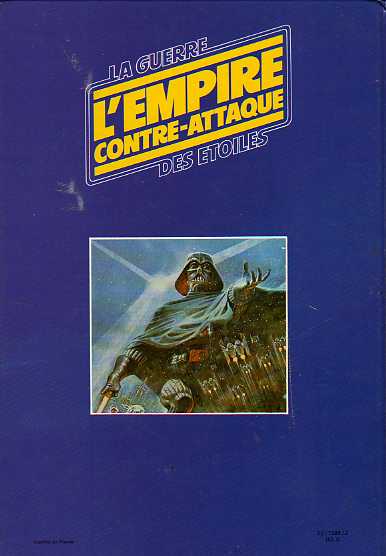 Verso de l'album Guerre des étoiles Tome 2 L'empire contre-attaque