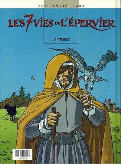 Verso de l'album Les 7 Vies de l'Épervier Tomes 3 et 4 L'arbre de mai / Hyronimus