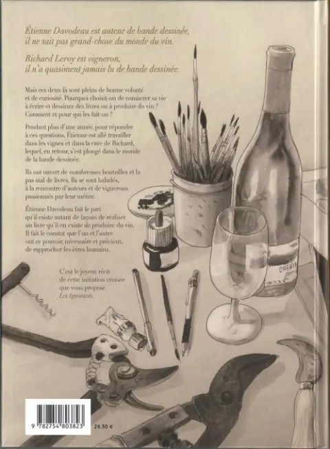 Verso de l'album Les Ignorants