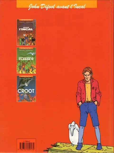 Verso de l'album Avant l'Incal Tome 3 Croot