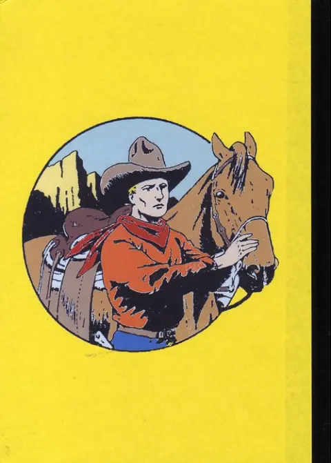 Verso de l'album Jack Carter Chevalier du Texas