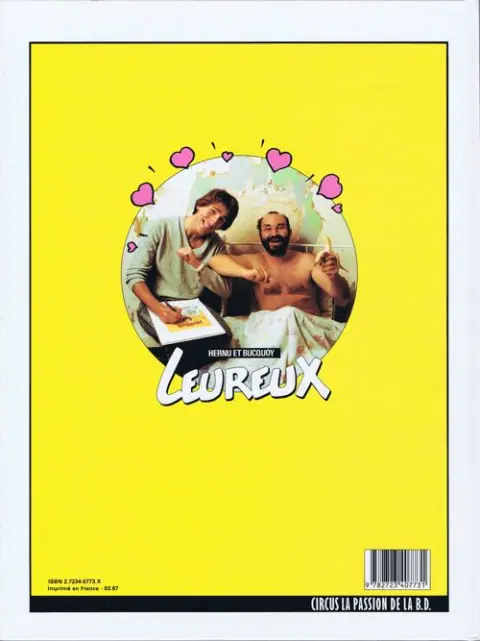 Verso de l'album Jean-Pierre Leureux Tome 1 Bréves rencontres
