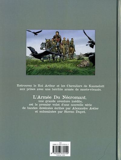 Verso de l'album Kaamelott Tome 1 L'Armée du Nécromant