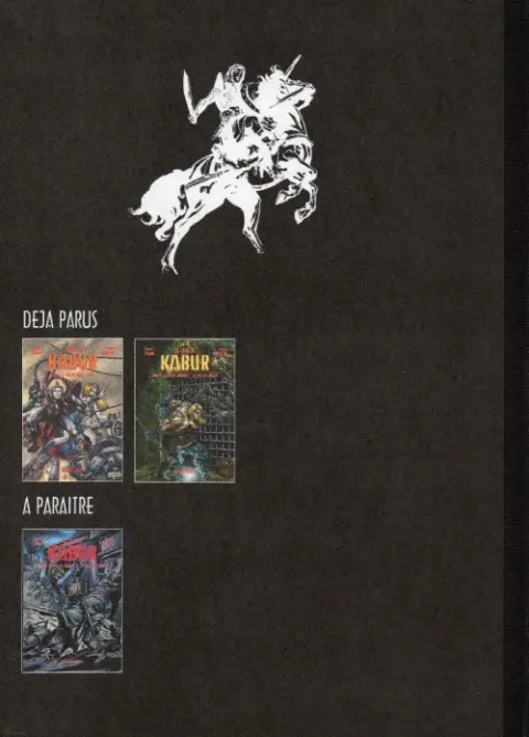 Verso de l'album Kabur Tome 3 Moloch - Le Dieu-démon