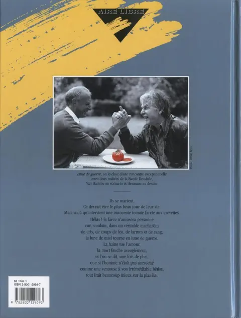 Verso de l'album Lune de guerre