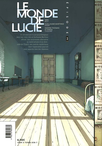 Verso de l'album Le Monde de Lucie Épisode 3