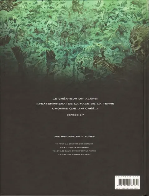 Verso de l'album Noé Tome 3 Et les eaux envahirent la terre