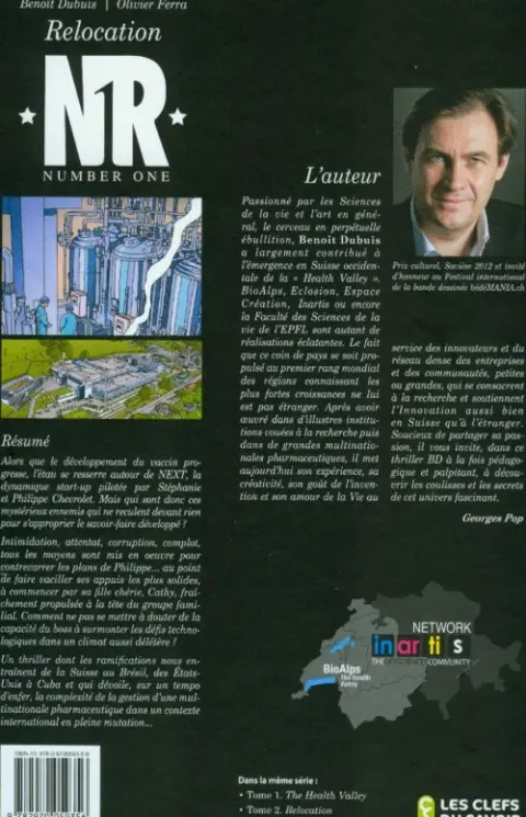 Verso de l'album Number One (NR1) Tome 2 Relocation