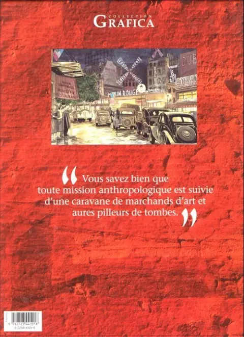 Verso de l'album L'Orfèvre Tome 4 Le sourire de Bouddha
