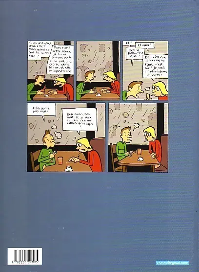 Verso de l'album Les Pauvres aventures de Jérémie Intégrale