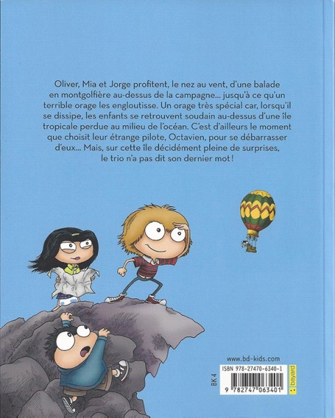 Verso de l'album Poptropica Tome 1 Le mystère de la carte magique